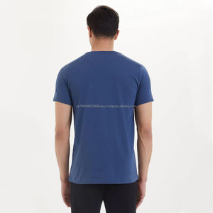Men's <b>Muscle</b> Loose O-Neck 100% Cotton Blank Worsted Fabric Gym Fitness <b>T</b>-<b>Shirts</b> Fashion Wear for Adults - Product Image 4