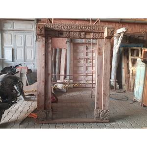 Marco de espejo de madera maciza tallada antigua, diseño Industrial Vintage para comedor, dormitorio, apartamento, sala de estar, Hotel, cocina, baño - Product Image 4