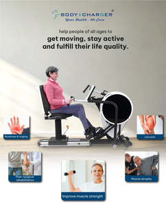 Appareil de cardio-training elliptique assis pour la rééducation thérapeutique, fourni par une usine certifiée FDA - Product Image 4