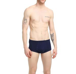 Sous-vêtements pour hommes, sous-vêtements super fins, sous-vêtements respirants, caleçons boxer pour hommes, bleu foncé, couleur unie - Product Image 4