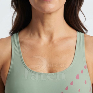 Traje de Baño Elegante para Mujer, de Una Pieza, con Estampado por Sublimación Personalizado, de Secado Rápido, Tejido Elástico, para Playa, Piscina y Deportes - Product Image 6