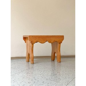Pine Wood Sculptural <b>Stool</b> Geometric Design Wholesale Moradabad India - Product Image 4