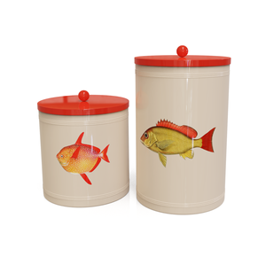 Modern Cylinder Food <b>Storage</b> <b>Containers</b> with Yellow Lids Airtight Freshness Preservation <b>Stackable</b> Kitchen Design - Product Image 6