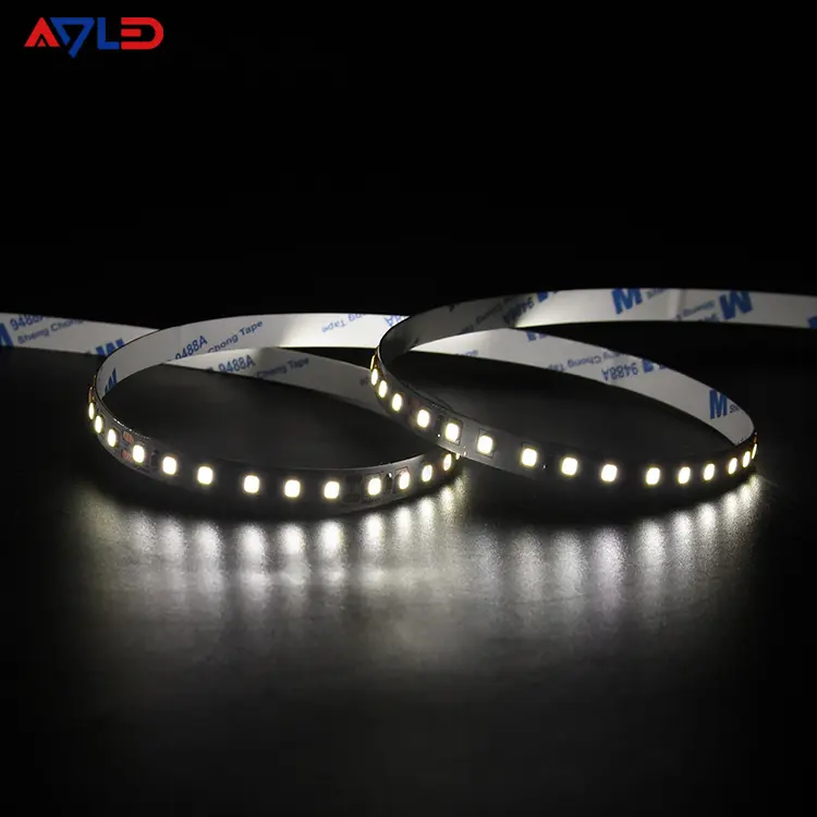 SMD2835 120Led şerit işık DC24V sıcak beyaz/doğal beyaz doğal beyaz IP20 anma 10 metre/rulo için lineer aydınlatma