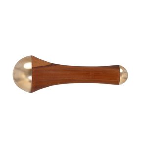 Masseur de pieds ayurvédique Kansa Natural Vatki Cup avec manche en bois, détoxification, relaxation, nettoyage en profondeur, technique indienne ancienne, ayurvédique - Product Image 2