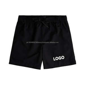 Maillot de bain personnalisé brun 1 pouce entrejambe recyclé pour enfants jeunes garçons 0-3 mois poches zippées solide sublimation journal - Product Image 5