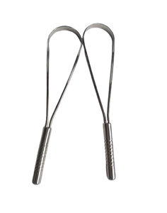 Raspador y Limpiador de Lengua Manual de Acero Inoxidable de Primera Calidad para Adultos, con Certificación CE - Product Image 2