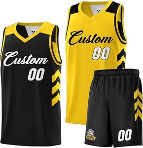 Ropa Deportiva Ligera, Jersey de Baloncesto Corto de Secado Rápido y Transpirable, 100% Poliéster, Nombre del Equipo Personalizado en la Parte Delantera, Verano - Product Image 5