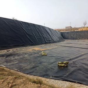 Géomembrane renforcée résistante aux produits chimiques, revêtement de bassin en HDPE à vendre pour la rétention d'eau - Product Image 2
