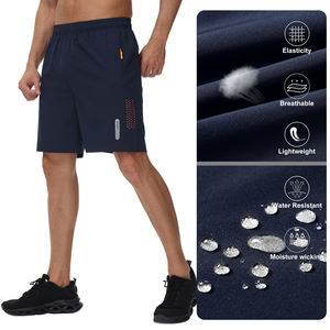2025 Hot Sale Men's Summer Sporty Solid Sports Shorts Breathable Quick-Drying Loose <b>Elastic</b> Waist Beach Casual Style - Product Image 5