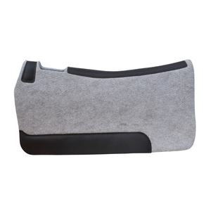 Selle de cheval classique confortable en feutre de laine et de polyester avec absorption des chocs pour l'entraînement sportif, prête à être expédiée - Product Image 2