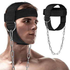 Harnais de fitness pour le cou, hommes et femmes, musculation, entraînement de force, bande de résistance, fournisseur OEM - Product Image 1