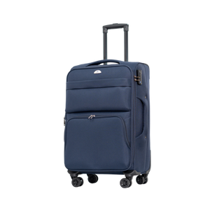 HUNGPHAT Fashionable Classic Modern Durable <b>Light</b> Weight Soft Shell 8-Wheel Spinner Luggage Set Expandable Zipper TSA Lock Large - Product Image 5