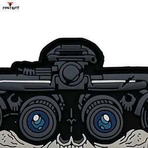 Parches de PVC Adhesivos con Borde Merrow y Logotipo Personalizado de Alta Calidad, Nuevo Estilo 3D Disponible en Todos los Tamaños y Diseños para Uso en Gorras - Product Image 3