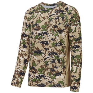 Men's Long Sleeve Camouflage Hunting Shirt Moisture-Wicking Polyester Outdoor Top Autumn Wear - Product Image 2