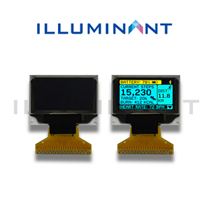 Pantalla PMOLED de 0.96 Pulgadas, 128x64, 26.7x19.26x1.45, 8 bits, 68XX/80XX Paralelo, SPI de 3/4 Hilos, Conector I2C FPC, SSD1306 - Product Image 2
