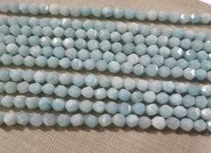 หยกธรรมชาติทรงดาวเจียระไนแบบเต็มเม็ด สำหรับทำเครื่องประดับ DIY - Product Image 3