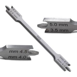 Jauge de hauteur orthodontique pour la mesure et le positionnement des brackets, instruments médicaux pour l'implantation des brackets orthodontiques Classe I par Surgiright - Product Image 6