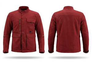 Vêtements de sport, veste de moto en textile robuste et durable avec plusieurs poches, résistante aux intempéries, design élégant, veste de moto personnalisée - Product Image 3