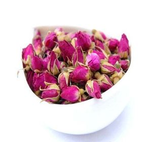 Capullos de flores de Rosa secas, pétalos de rosa comestibles de origen francés para infusión de hierbas, productos culinarios y de bienestar - Product Image 1