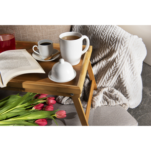 Set di 6 Tazze in Ceramica Excelsa Bianche 10x8 Cm Design Trendy - Product Image 2