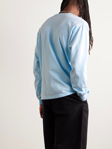 T-shirt à manches longues pour hommes, style urbain, respirant, antibactérien, séchage rapide, en nylon et coton, protection solaire - Product Image 2