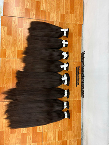 Extensions de cheveux vierges non traités du Vietnam, en vrac, lisses et bouclés, 100g, doux et brillants - Product Image 4