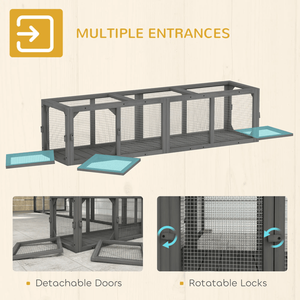 Tunnel per Gatti da Esterno, Gabbia Confortevole per Divertimento ed Esplorazione Felina! - Product Image 5