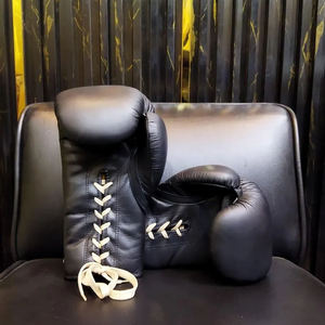 ถุงมือชกมวยหนัง PU ลาเท็กซ์คุณภาพสูง 12 ออนซ์ สำหรับผู้ชายและผู้หญิง ใช้สำหรับฝึกซ้อม ระบายอากาศได้ดีและซับเหงื่อ - Product Image 4