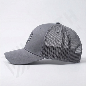 Casquette de baseball unisexe personnalisée OEM, en coton, avec fermeture snapback, en gros, pour hommes, sport, maille personnalisée, qualité supérieure, design respirant - Product Image 3