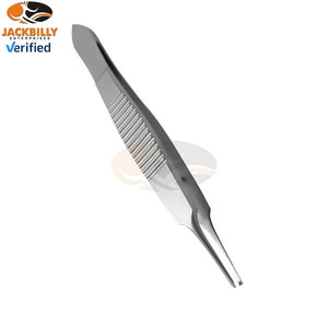Pinzas de Fijación Lester 1x2 Dientes 9 cm Acero Inoxidable Instrumentos Quirúrgicos Oftálmicos Manuales Certificación CE Herramienta para Cirugía Ocular - Product Image 6