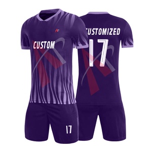 Uniforme de maillot de football respirant de haute qualité impression de logo couleur personnalisable prix de gros ensembles d'uniformes de football vierges bon marché - Product Image 6