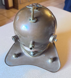 Casco de Buceo de Metal de Latón y Cobre Estilo Antiguo, Casco de Buceador de Aguas Profundas, Decoración Náutica para el Hogar, Oficina, Bar, Hotel - Product Image 2