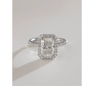 IGI/GIA Lab Grown Cut Diamond Vintage 14K Anillo de boda/compromiso amarillo Unisex Oro blanco fino para fiesta de aniversario-Worthy - Product Image 1