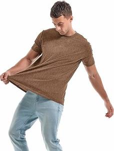 T-shirt uni à manches courtes 100% coton, nouvelle arrivée, couleur personnalisée, manches courtes pour homme, prix attractif, t-shirts très demandés - Product Image 4