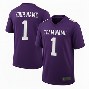 Maillot de football américain très demandé, manches courtes, imprimé, respirant, antibactérien, taille et nom d'équipe personnalisés, prix de gros - Product Image 6