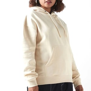 Sudadera con Capucha para Mujer Tallas Grandes, Color Sólido, Forro Polar, Estilo Casual, Primavera, Corte Regular, Manga Larga, Ligera - Product Image 6
