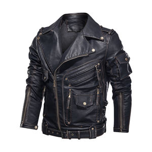 Veste de motard en cuir personnalisée, élégante et tendance, style streetwear, manches en cuir véritable, veste bomber varsity pour homme - Product Image 5