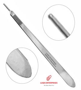 Manche de scalpel # 3 longs manches de couteau chirurgical en acier inoxydable, réutilisables, autoclavables, instruments médicaux - Product Image 4