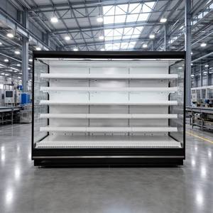 Enfriador de <span class=keywords><strong>Aire</strong></span> Comercial para Supermercados, Refrigerador Abierto Integrado de Una Sola Temperatura para Bebidas, Quesos y Productos Lácteos - Product Image 2
