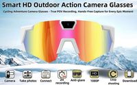 Caméra vidéo intelligente, enregistrement photographique, Wifi, prévisualisation en temps réel, lunettes de soleil HD