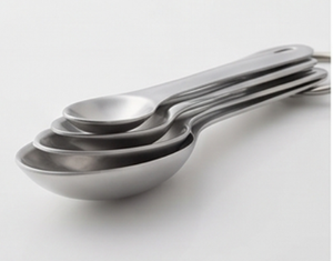 Premium Stainless Steel Measuring <b>Spoons</b> Set With <b>Ring</b> Holder For Precise Cooking And Baking Elegant Measuring Tool - Product Image 4