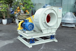 Ventilador centrífugo de transmisión por correa CPL-4-6I de acero al carbono con soporte en línea, de la fábrica vietnamita Phuong Linh Group - Product Image 2