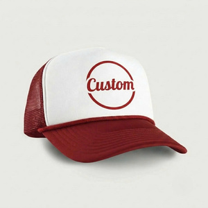 Gorra Trucker Personalizada con Logotipo Impreso, 5 Paneles, Estructurada, para Exteriores, con Bordado, Visera Curva, Tela de Malla de Poliéster, Ajustable - Product Image 1