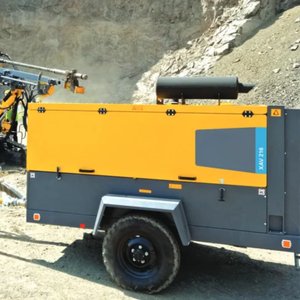 OEM Manufacturer Portable Diesel Screw Air Compressor 385-500 CFM 10-35 <b>Bar</b> Engine for Drilling & Mining - Product Image 6