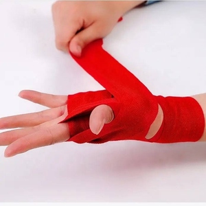 Bandes de poignet professionnelles pour la force, entraînement de combat, bandages de boxe 100% coton respirant avec logo personnalisé - Product Image 3