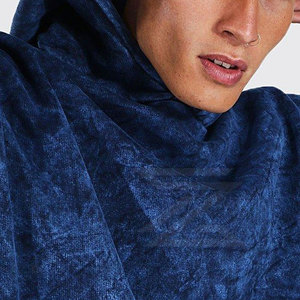 Comfortable Warm Relaxed Fit Hoodie Acidwash Hoodies <b>Men</b> Casual Daily Wear Soft Fabric Loose Fit Street Style - Product Image 4