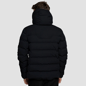 Oversized <b>Men's</b> Waterproof Breathable Puffer <b>Jacket</b> with V-neck Collar <b>Long</b> Sleeve for Winter Outdoor Use High Quality Wholesale - Product Image 4