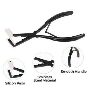 Kit d'outils d'installation d'extensions capillaires de qualité supérieure avec pinces à extensions, aiguille à boucle et perles doublées de silicone pour salon professionnel - Product Image 4