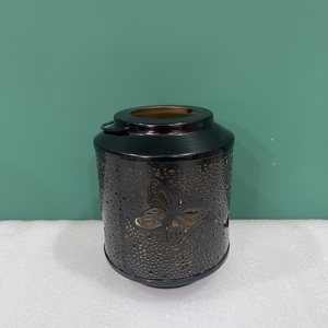Metal Butterfly Candle Holder Hollow <b>Lantern</b> <b>Tea</b> <b>Light</b> Decorative Jar for Home Wedding Ramadan Decor - Product Image 4